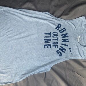 Nike Blue Graphic Tank Top